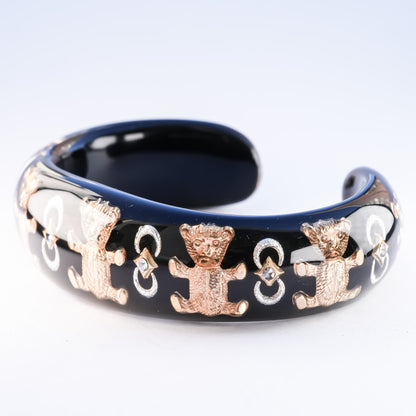 Royal Bear Bracelet - Black