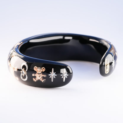 Royal Bear Bracelet - Black