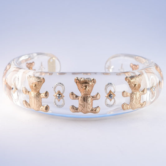 Royal Bear Bracelet - Clear
