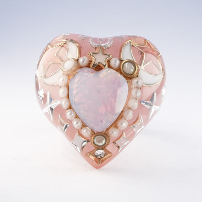 Starlight Opal Dream Ring – Smoky Pink / #10