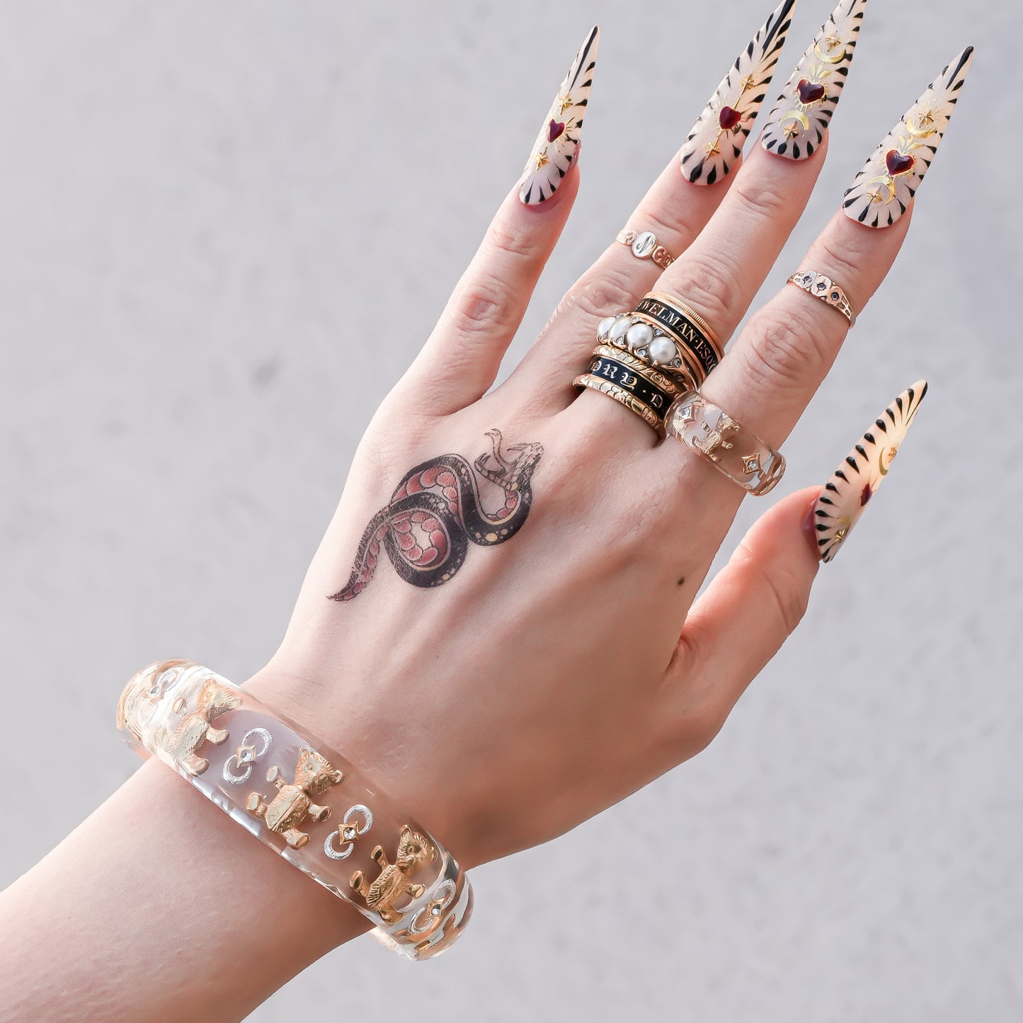 Royal Bear Bracelet - Clear