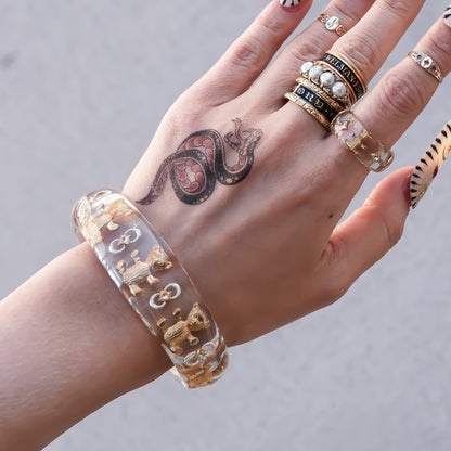 Royal Bear Bracelet - Clear