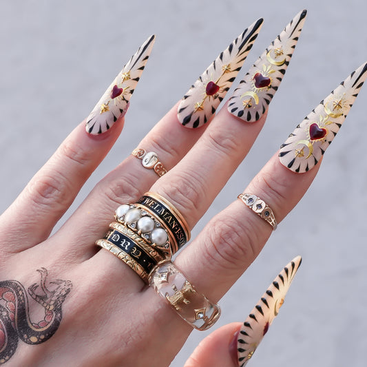 Bear Band Ring - Clear / #12