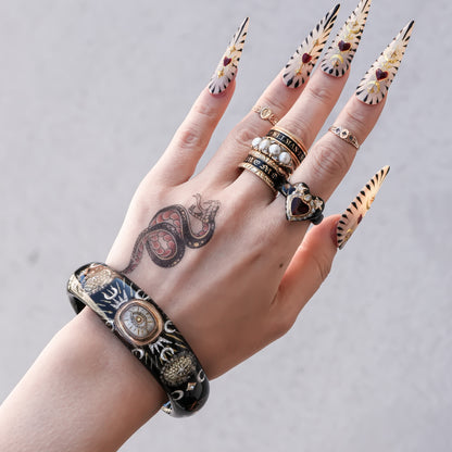 Mystic Eye Charm Bracelet - Black