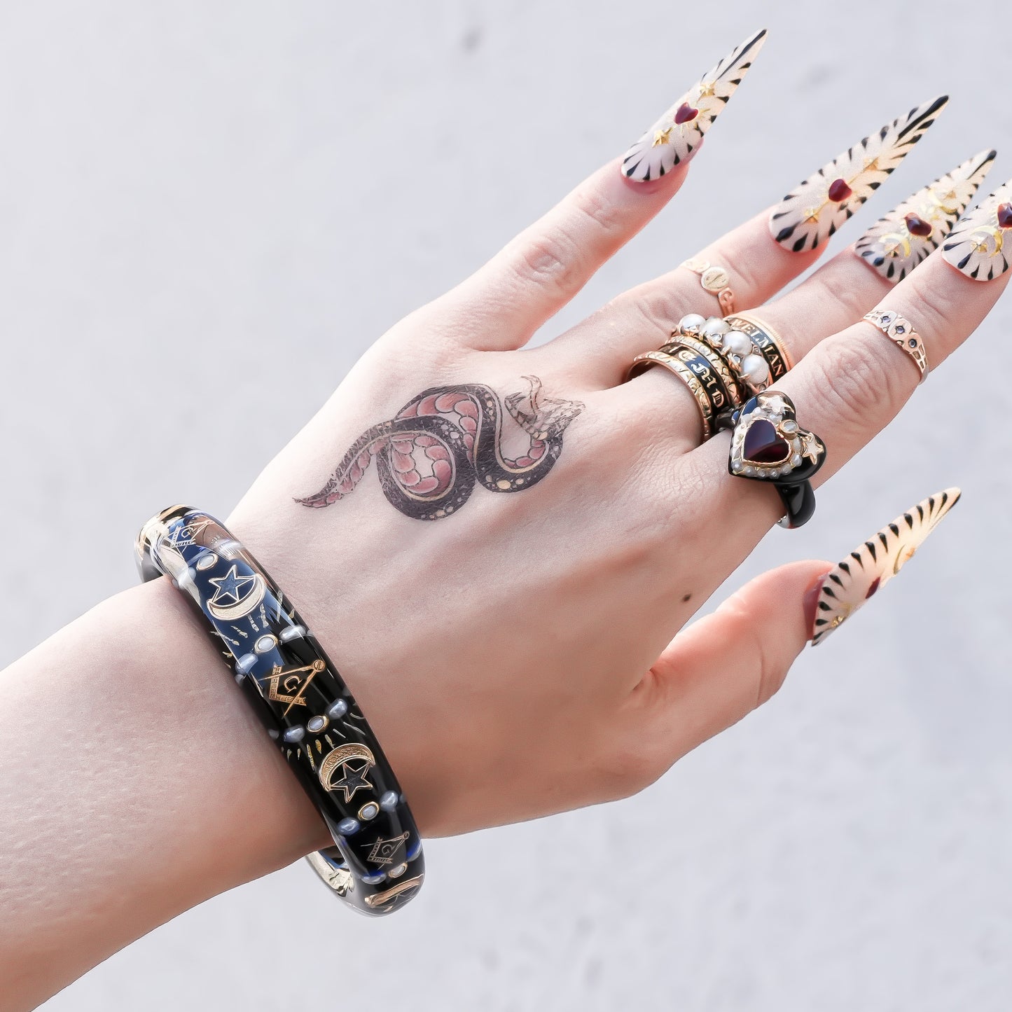 Mystic Masonic Bracelet - Black