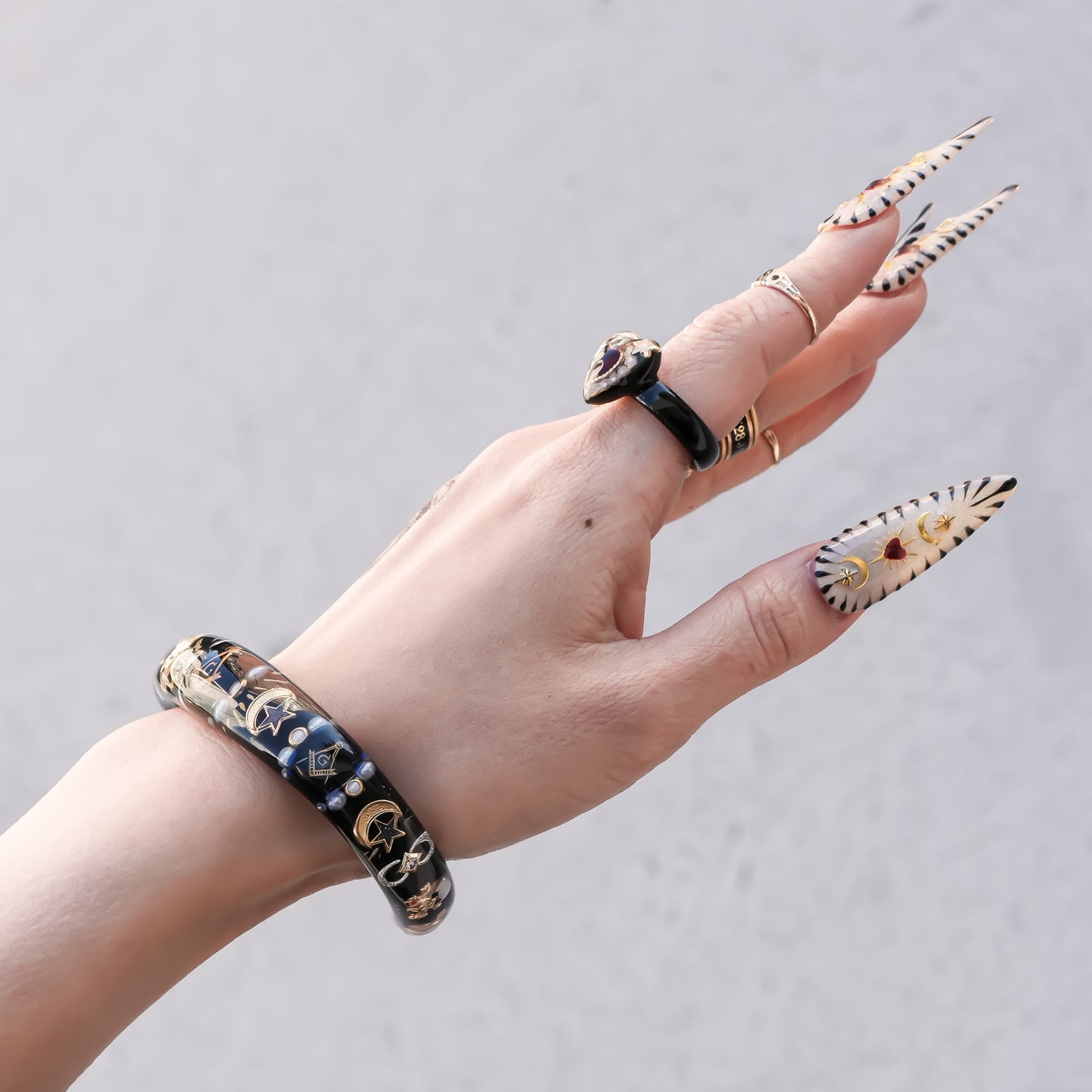 Mystic Masonic Bracelet - Black