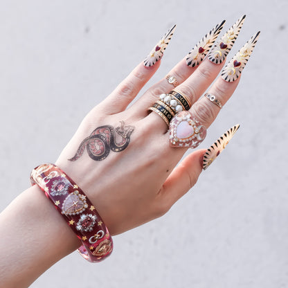 Starlight Opal Dream Ring – Smoky Pink / #10