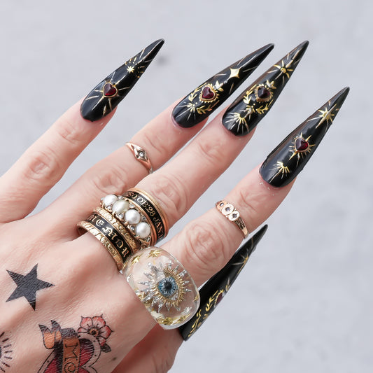 Starlit Guardian Eye Ring – Clear