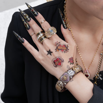 Mystic Eye Heart Bracelet - Brown