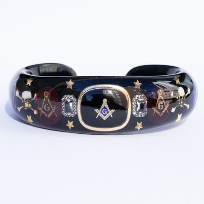 Masonic Midnight Relic Bracelet - Black