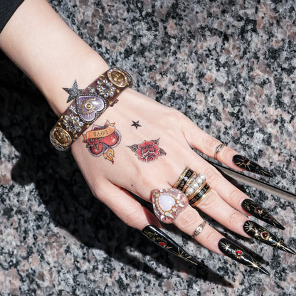 Mystic Eye Heart Bracelet - Brown