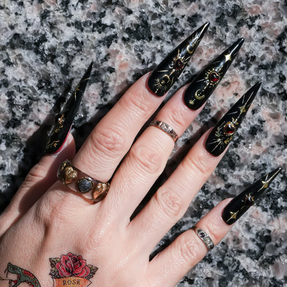 Sacred Contrast Heart Ring – Smoky Brown / #11 #13