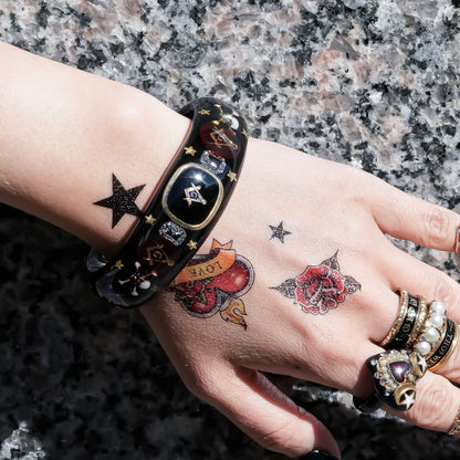 Masonic Midnight Relic Bracelet - Black