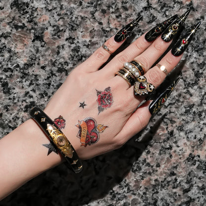 Eternal Victorian Gold Relic Bracelet - Black / 18kgold