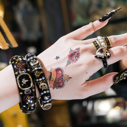 Masonic Midnight Relic Bracelet - Black