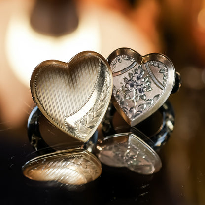 HEART LOCKET RING / BIG HEART / #13 / 14KGF