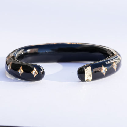 Eternal Victorian Gold Relic Bracelet - Black / 18kgold