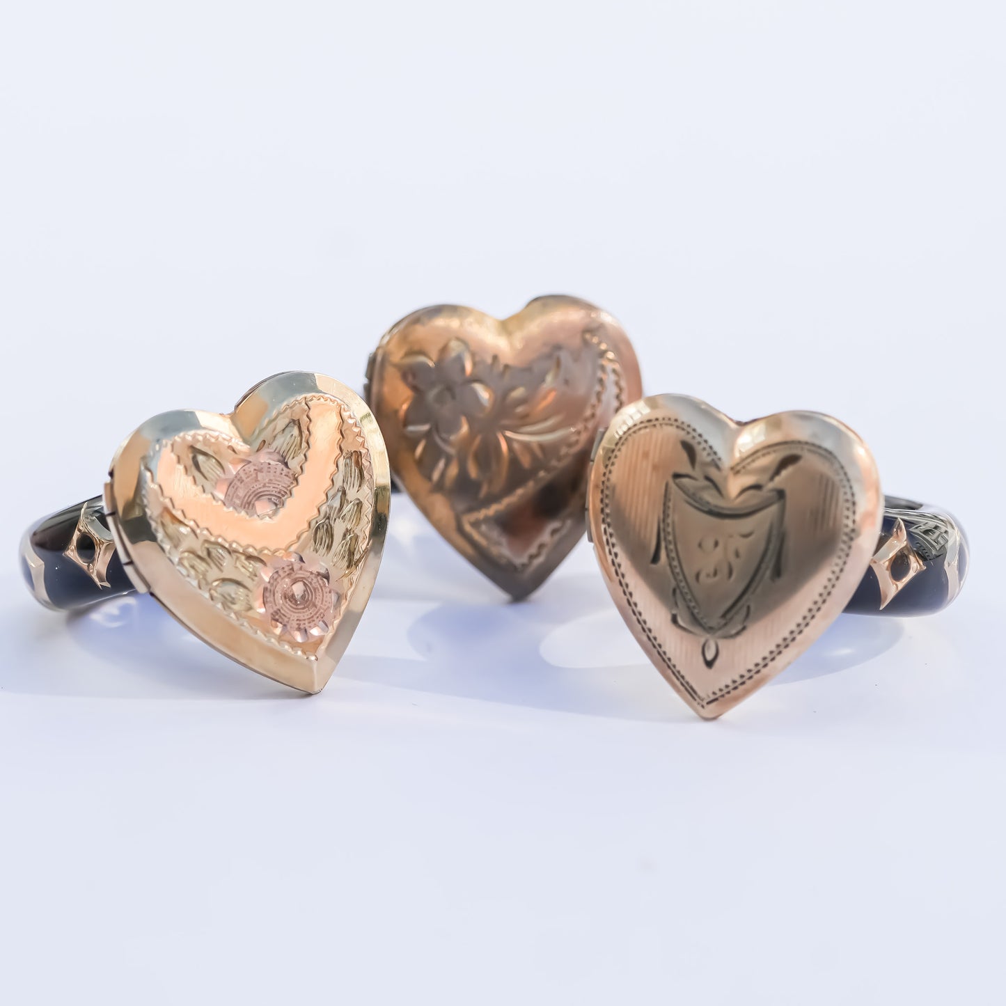 HEART LOCKET RING / FLOWER / #12