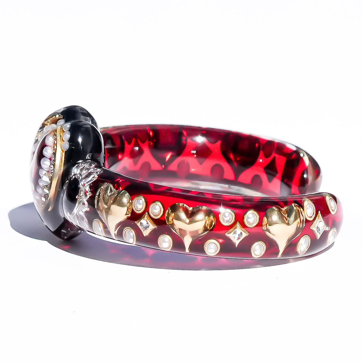 The Secret of My Heart Bracelet - Red × Black