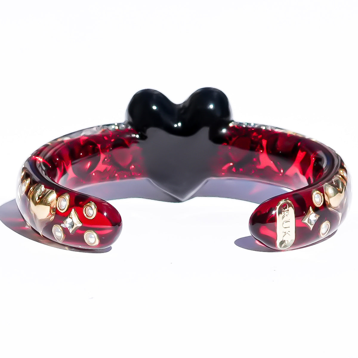 The Secret of My Heart Bracelet - Red × Black