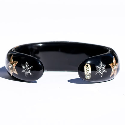 Nocturnal Eye Cross Bracelet - Black × Black
