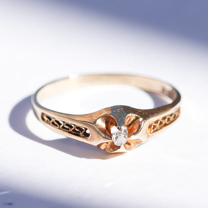 BABY RING / DIAMOND / 14K / #2