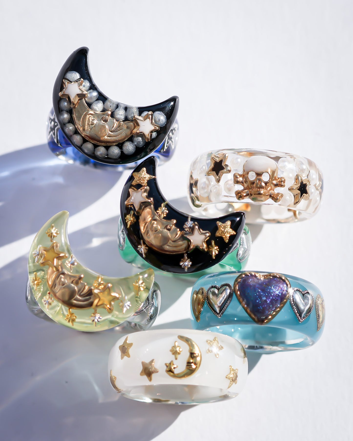MOON RING / YELLOW / #5
