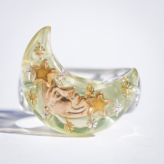 MOON RING / YELLOW / #5