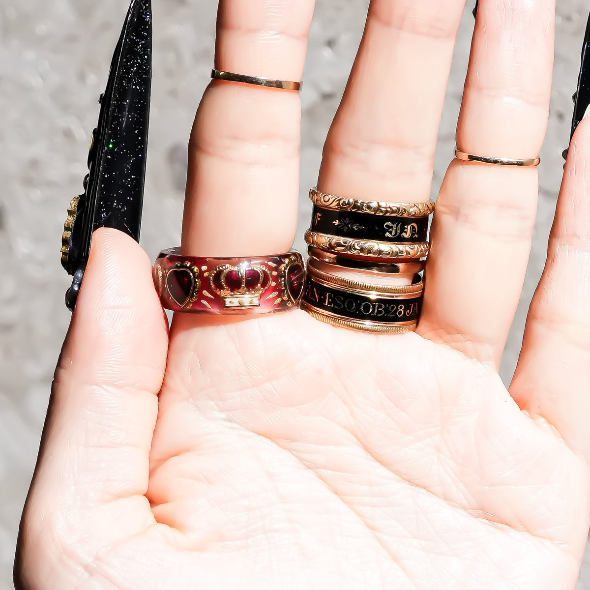 [Order] ANGEL RING / HEART / BLACK / RED