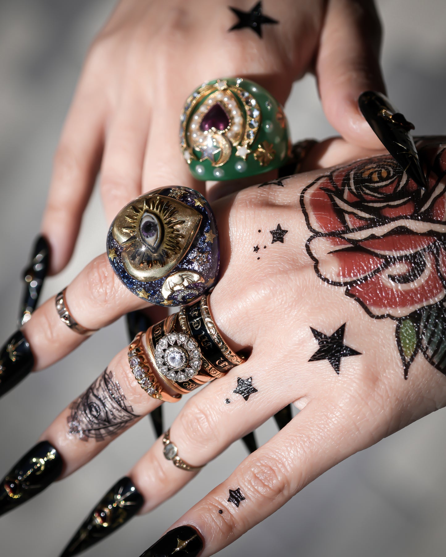EYE RING / HEART / GALAXY / #13