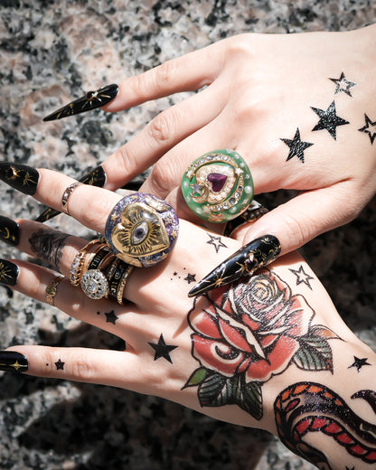 EYE RING / HEART / GALAXY / #13