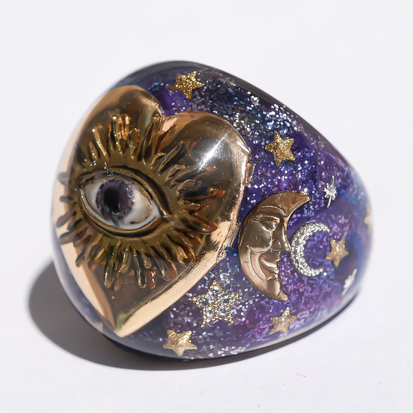 EYE RING / HEART / GALAXY / #13