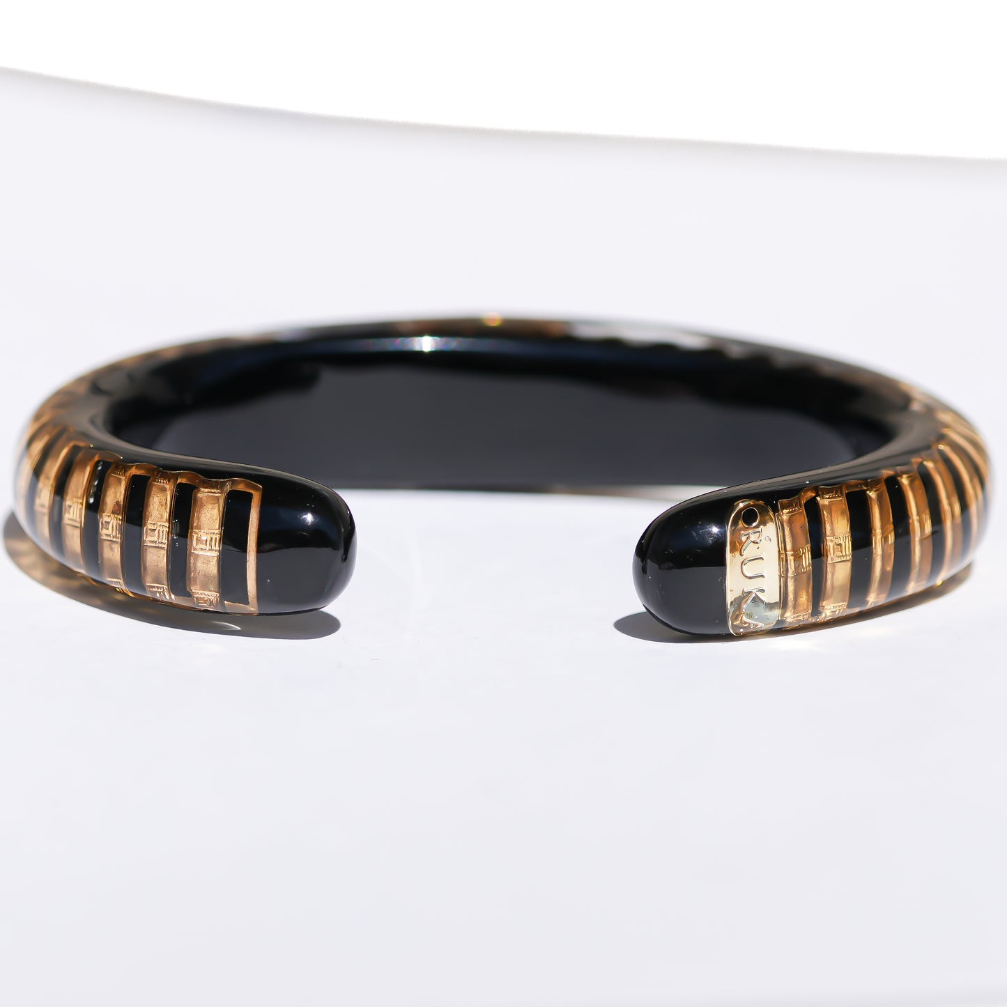 EYE BRACELET / MOON STAR / BLACK GOLD