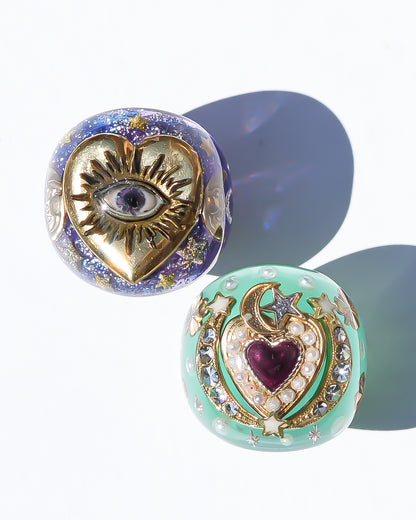 EYE RING / HEART / GALAXY / #13