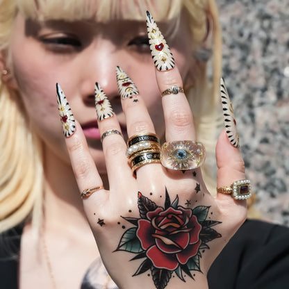 Starlit Guardian Eye Ring – Clear