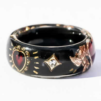 ANGEL RING / HEART / BLACK / RED #13 #14 #17