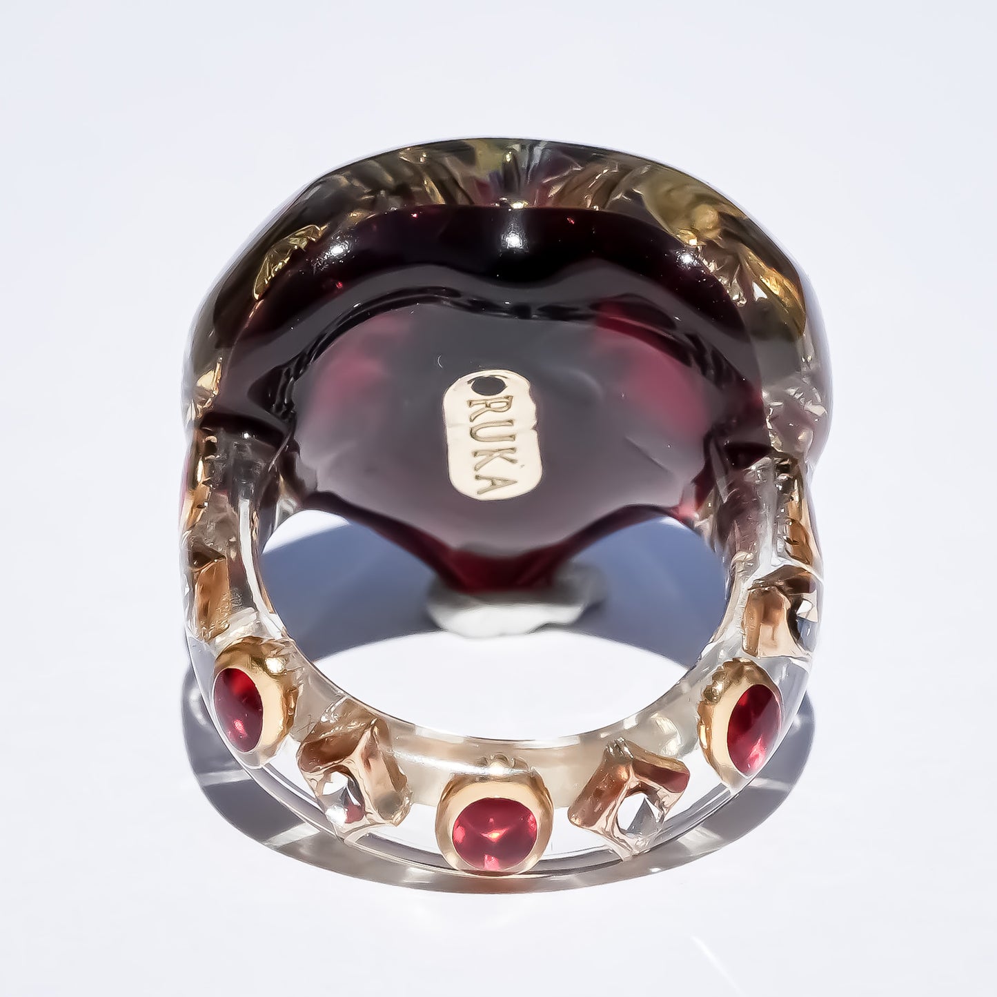EYE HEART RING / RED / #15