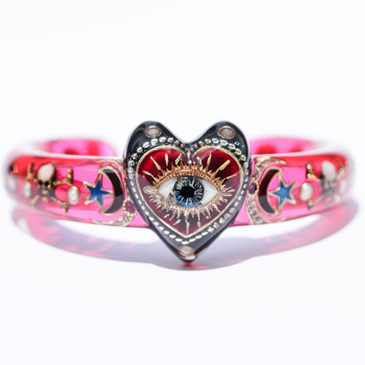 LOVE BRACELET / EYE / RED / PINK