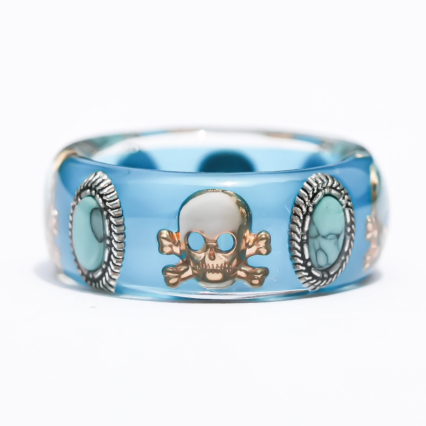 MEMENTO MORI RING / GREEN / TURQUOISE / #10 