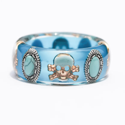 MEMENTO MORI RING / GREEN / TURQUOISE / #10 