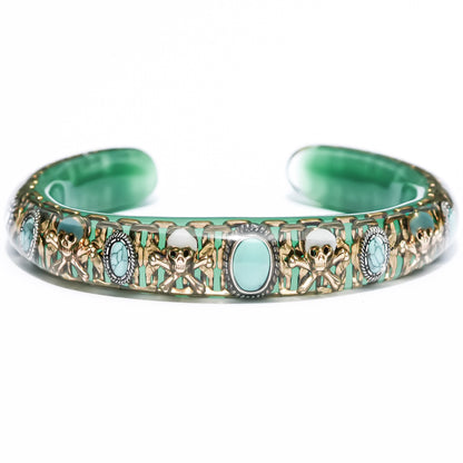 MEMENTO MORI BRACELET / TURQUOISE / GREEN