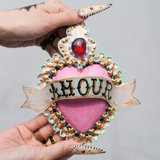 HEART DECOR / PINK【 AMOUR】