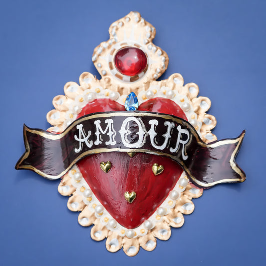 HEART DECOR / RED【 AMOUR】