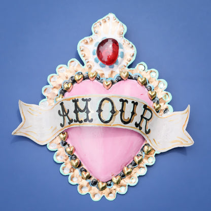 HEART DECOR / PINK【 AMOUR】
