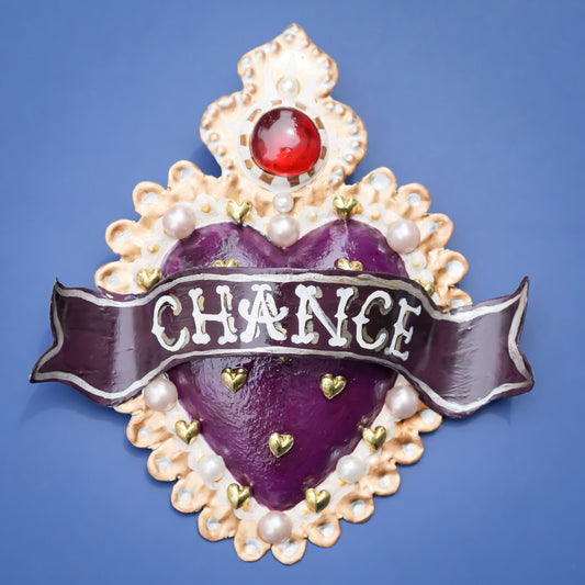 HEART DECOR / PURPLE【 CHANCE】