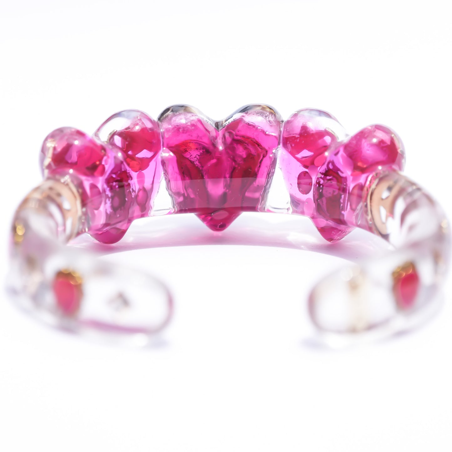 LOVE BRACELET / TRIPLE HEART / EYE / PINK / BLUE