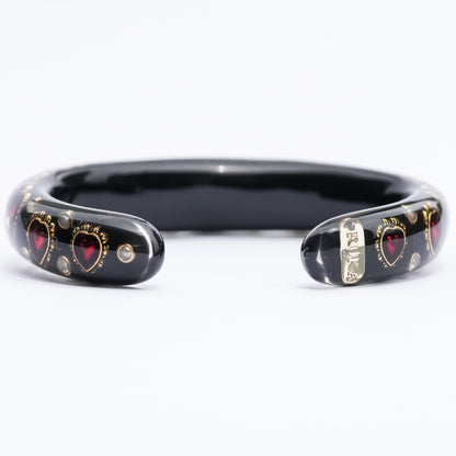 LOVE BRACELET / ARROW HEART / PEARL / BLACK