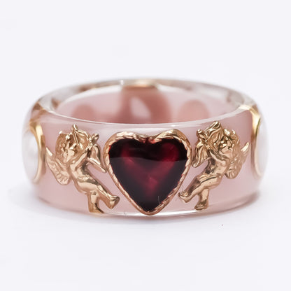 ANGEL RING / HEART / BLACK / RED #12 #13 #17