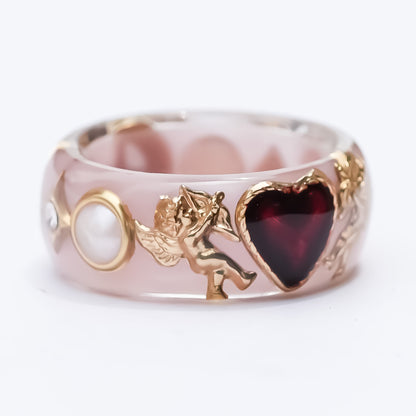 ANGEL RING / HEART / BLACK / RED #12 #13 #17