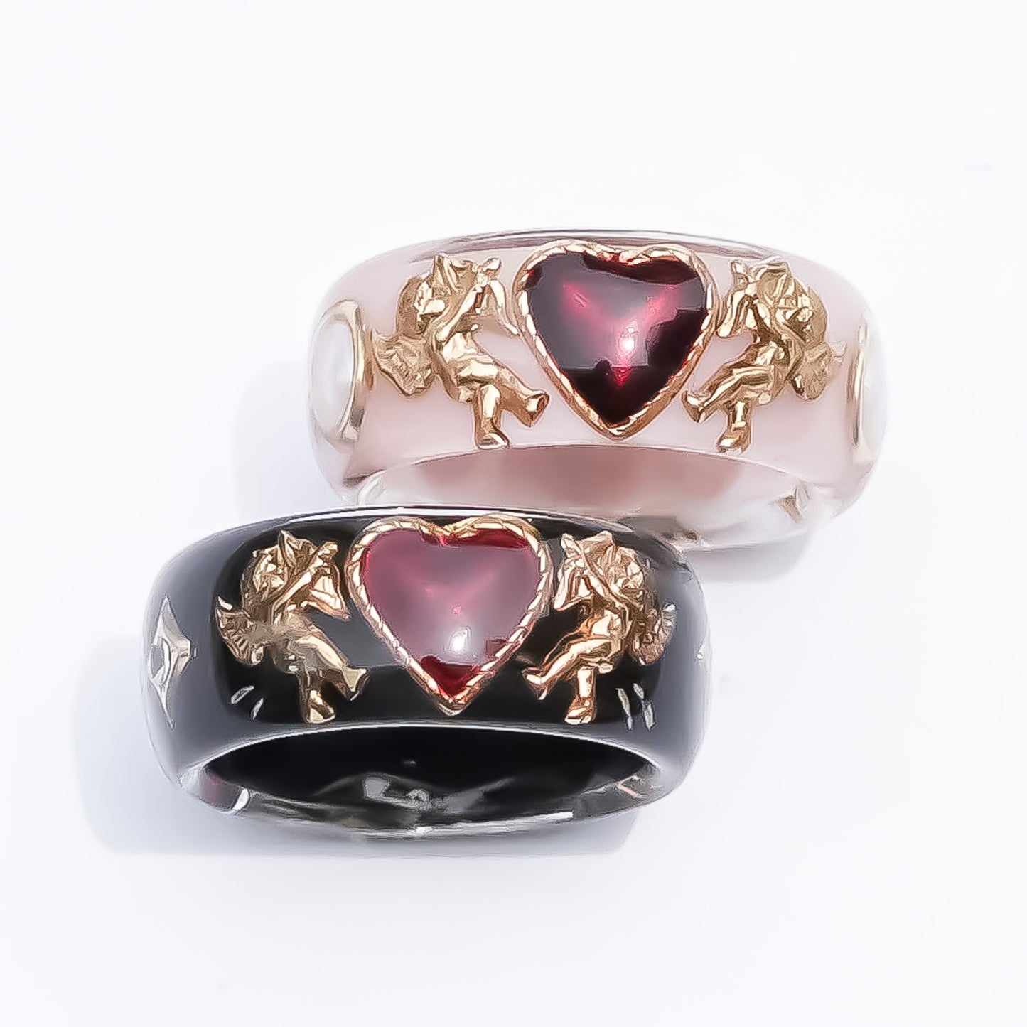 ANGEL RING / HEART / BLACK / RED #12 #13 #17